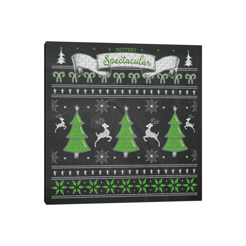 Holiday Sweater II by Andi Metz - Wrapped Canvas Gallery-Wrapped Canvas Giclée, 45.72 cm H x 45.72 cm W x 1.91 cm D
