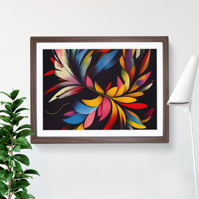 Feather Abstract Vol.1 - Single Picture Frame Painting