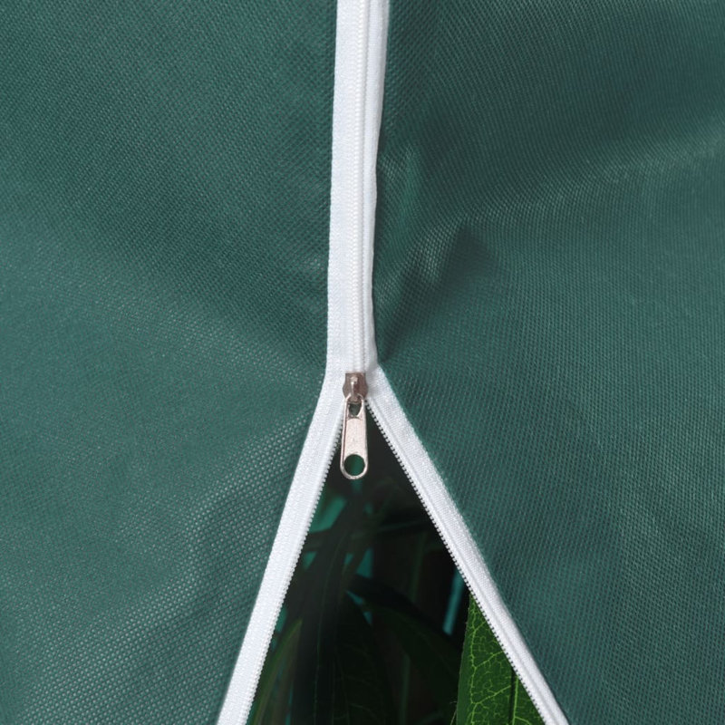 Birce Plant Fleece Cover, Green