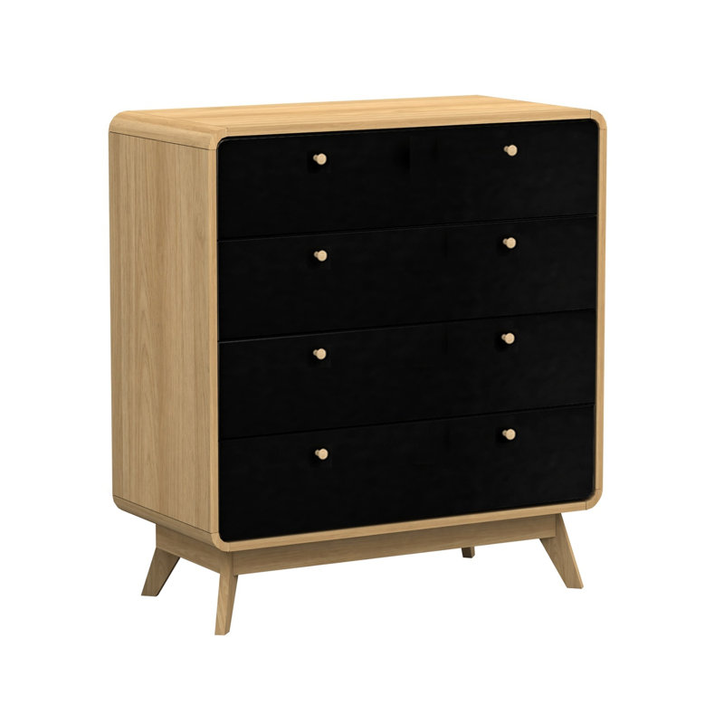 Brook Piece Bedroom Set, Oak/Black