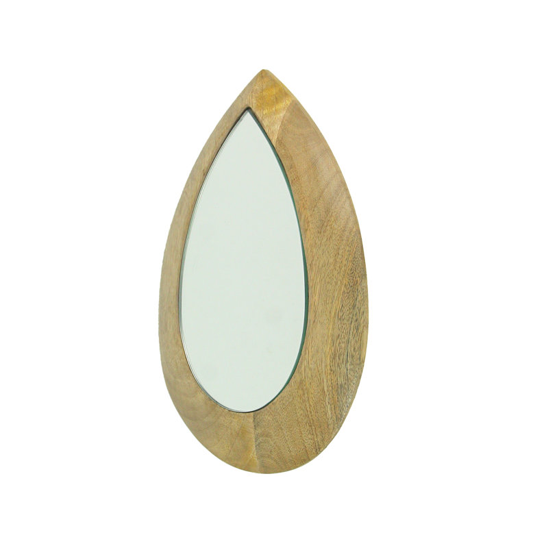 Condace Wood Flat Mirror