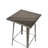 Katsikis Solid Top Metal Base Dining Table