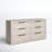 Aria Wood 70" W 6-Drawer Dresser
