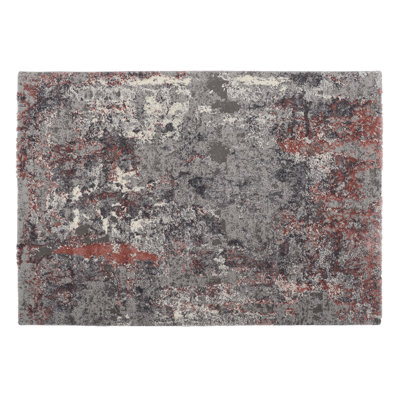 Glessite in Red/Grey Area Rug