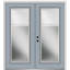 Portes d'entrée avant pré-montées en fibre de verre apprêtées internes-45711122-45711116-45711123