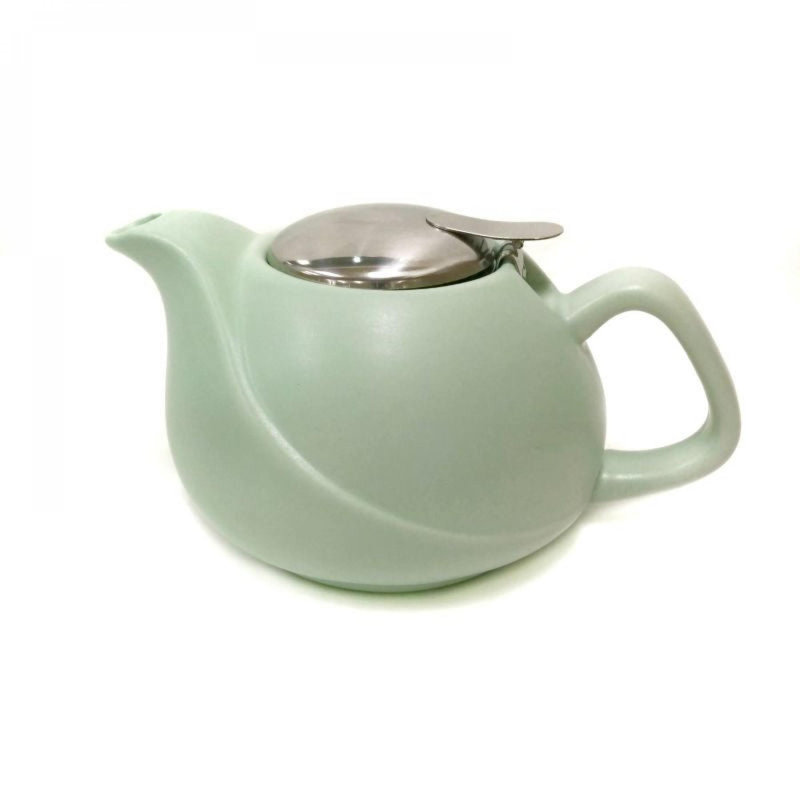 Matte Ripple Teapot, Green
