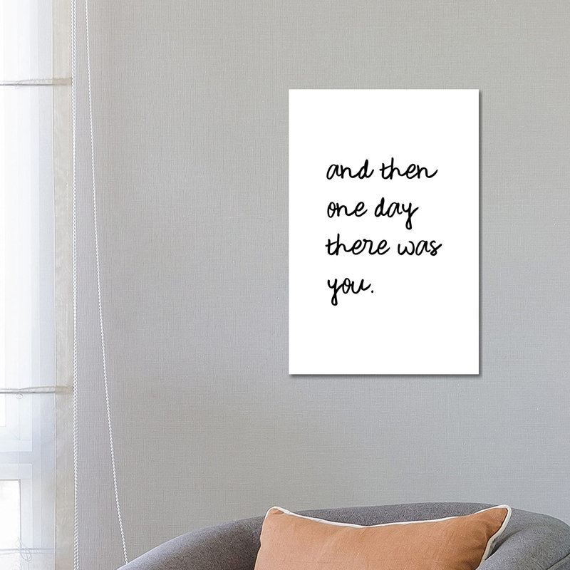 And One Day There Was You by Orara Studio - Wrapped Canvas Gallery-Wrapped Canvas Giclée