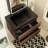 Angela 30-Inch Floating Bathroom Vanity In Grey Oak With Matte Black Quartz Top-97827221