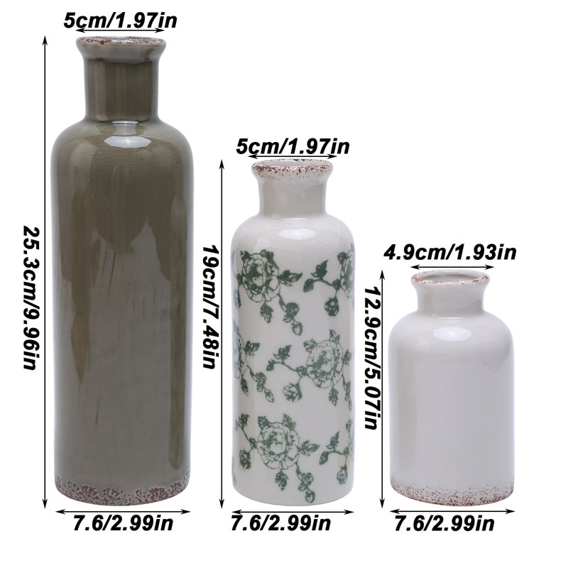Vase Table Vase - Set of 3