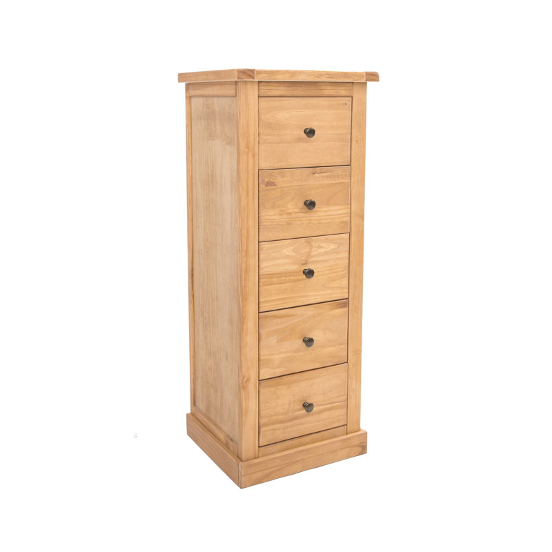 45 cm W Chest of 5 Drawers