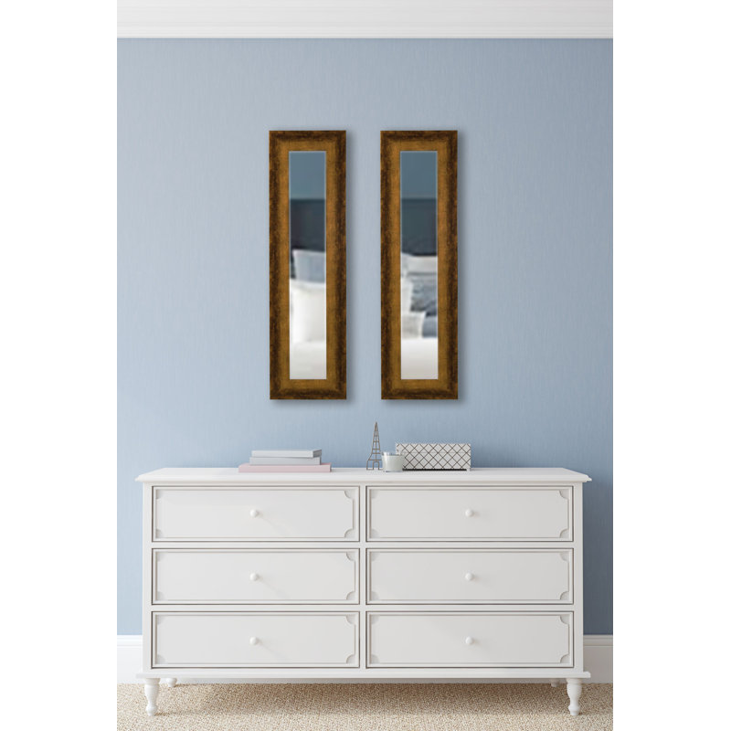 Ensemble de miroirs modernes et contemporains, H 35,5 po x l 9,5 po