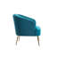 Fauteuil en velours large 31,5 po Liparit-536553811