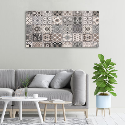 Ceramic Tiles - Wrapped Canvas Print