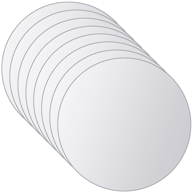 Landry Mirror Tiles Round Glass, 8