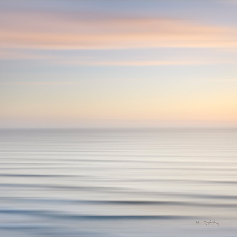 On The Horizon I No Border Sq - Wrapped Canvas Print, 30cm H x 30cm W
