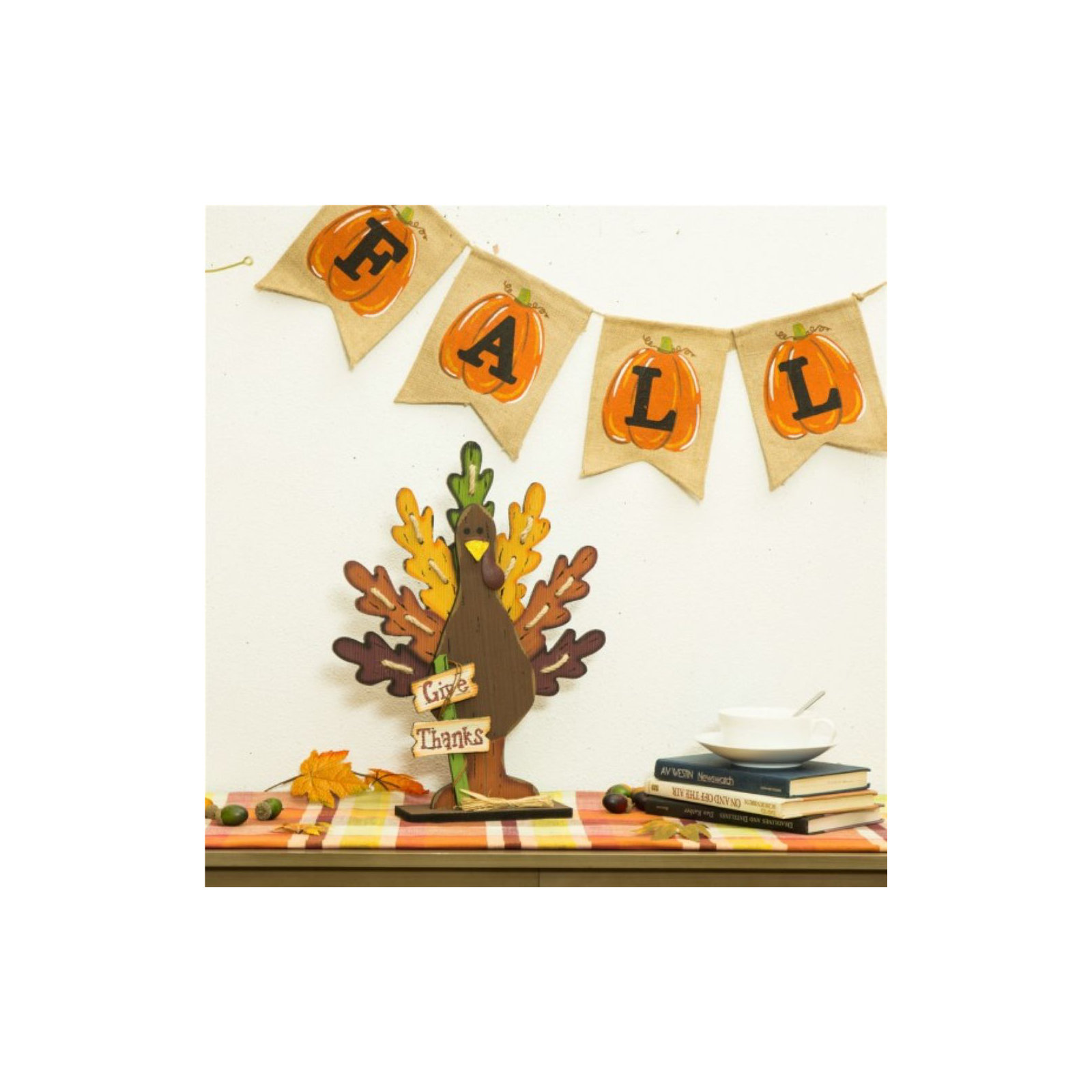Wooden Turkey Décor