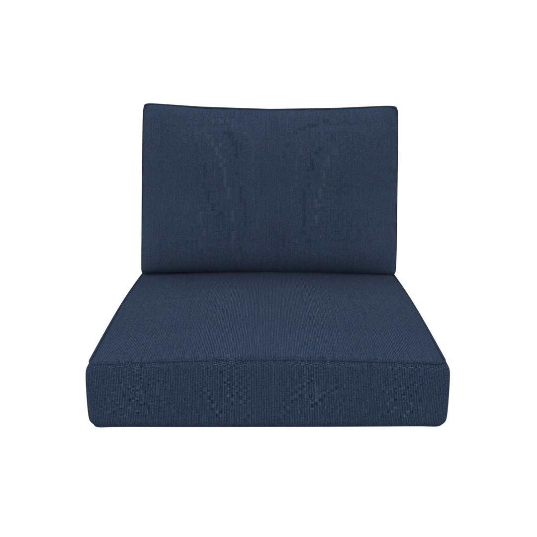 Outdoor Deep Seating Cushion With Sunbrella Fabric Latitude Run® Cushion 