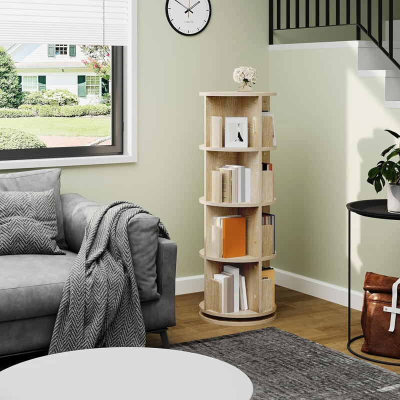 Salcombe 127.4 H x 44 W Bookcase, Light Brown
