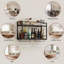 Wine Bottle & Glass Rack