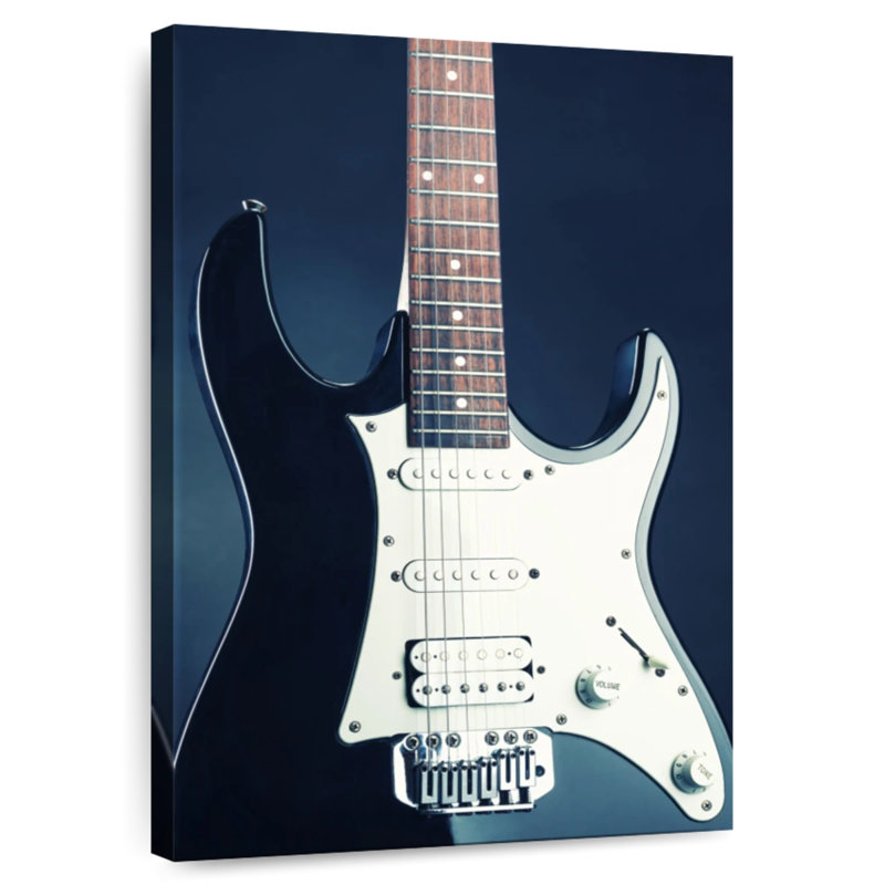 Guitare moderne Abarca BW, H 36 po x l 24 po