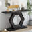 Ethereal 55.1" Farmhouse Wood Console Table-316320005