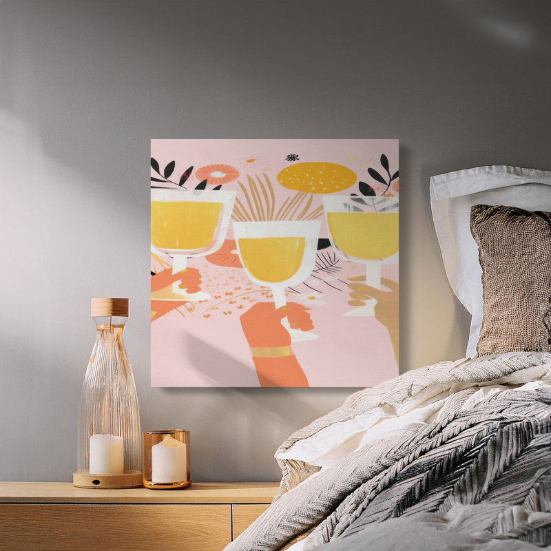 Nickell Wrapped Canvas Print Set, 16x16