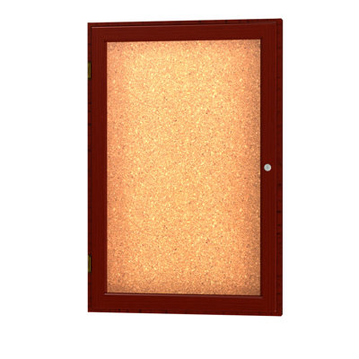 Messenger Series Ghent No Cork Wall Wood Bulletin Board