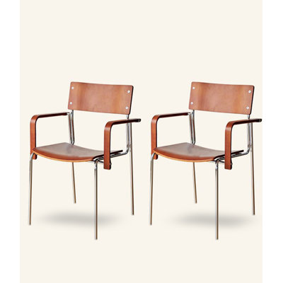 Petit tabouret rétro en bois massif