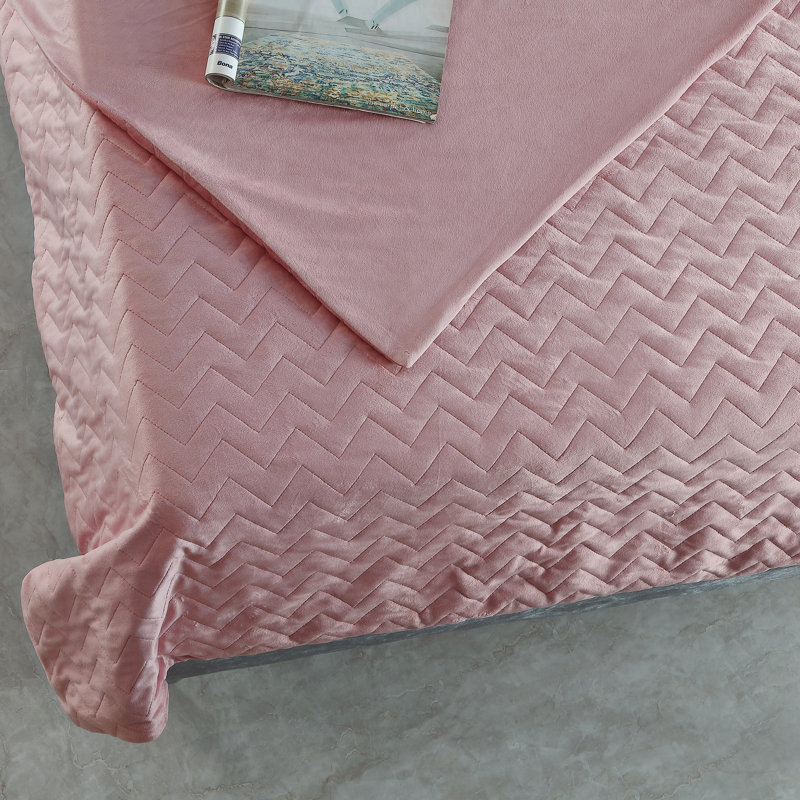 Couverture lestée pour chambre Enia, Rosé, l 48 po x L 72 po, 12 lb