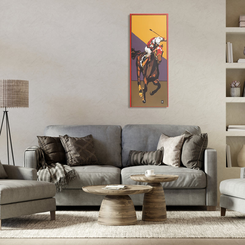 Toile extensible The Race, conception de Jadei, H 40 po x l 17 po