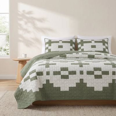 Painted Cove Cotton Quilt Set