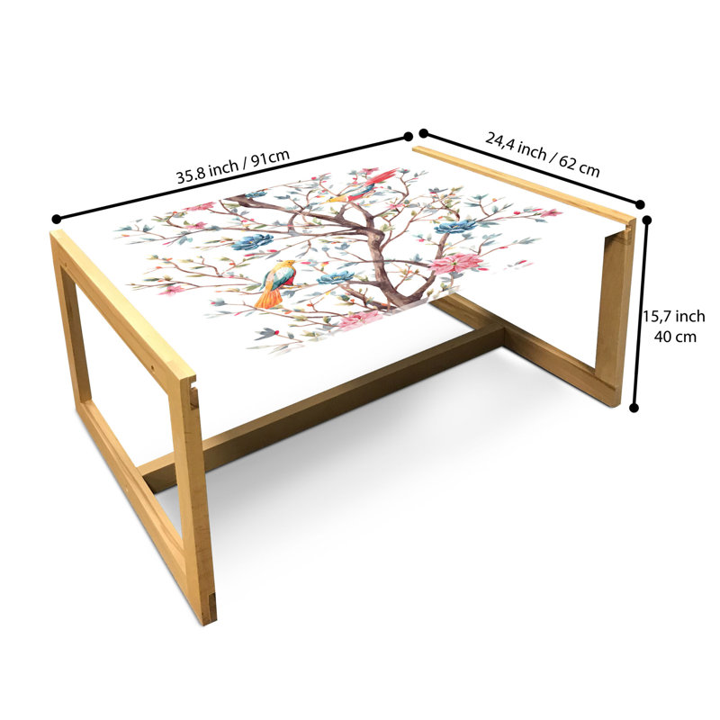 Jakanye Sled Coffee Table, 90cm H x 62cm W x 40cm D