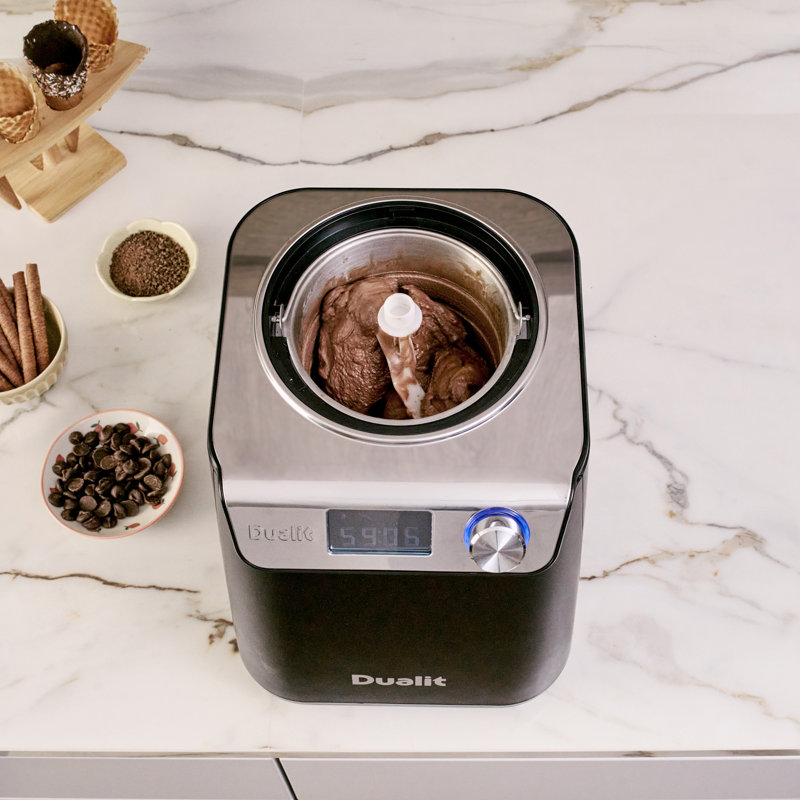 Dualit Ice Cream Maker with Built-In Compressor, 1.2L Capacity