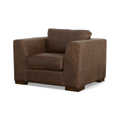 Hawkins Leather Club Chair -  Flexsteel, 1347-10-728-70