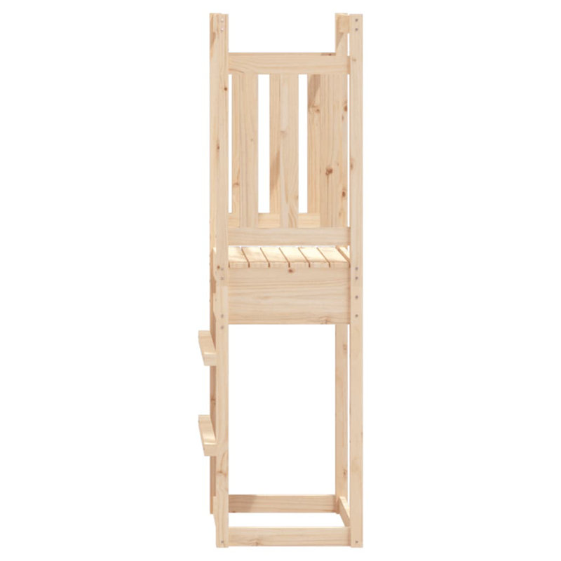 Doster Freeport Park Swing Set, Solid Wood Pine