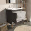 Sahra Single Bathroom Vanity with Ceramic Basin-6857904-6857908