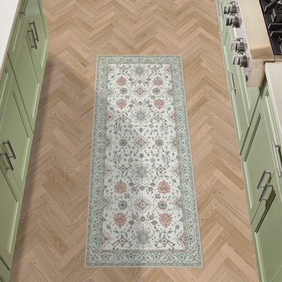 Laura Ashley Aure Machine Washable Imagine Printed Chenille Rugs 1-Piece