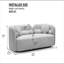 Canapé de luxe moderne et luxueux pour salon, canapé rembourré Boucle pour bureau personnel, 3 places