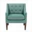 Fauteuil d'appoint contemporain capitonné avec accoudoirs en tissu pour sièges de salon-2134696035
