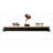 Industrial Style TV Console Bridge Pipe Inspired Frame Metal And Wood Structure Antique