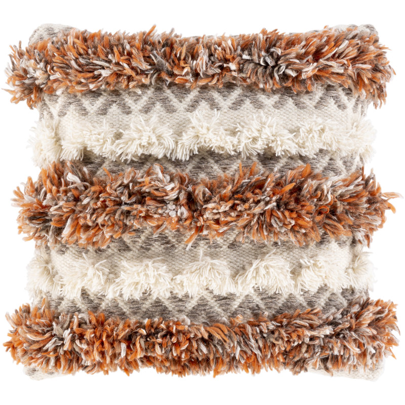  Striped 0.2'' Throw Pillow Cover