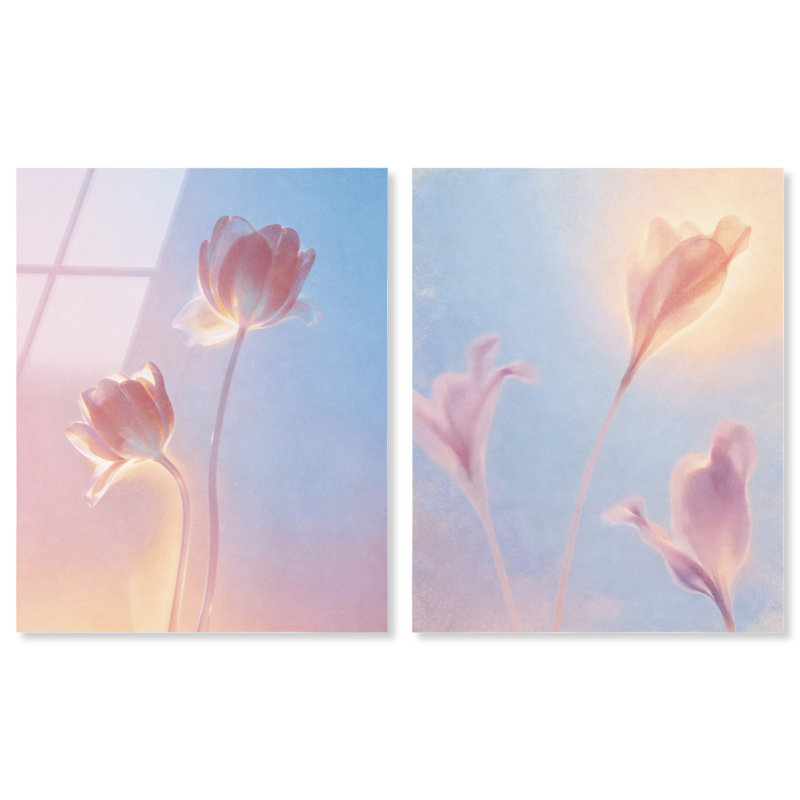 Iridescent Spring Set Set by Oliver Gal, 16"H x 20"W, High-Gloss Acrylic Print