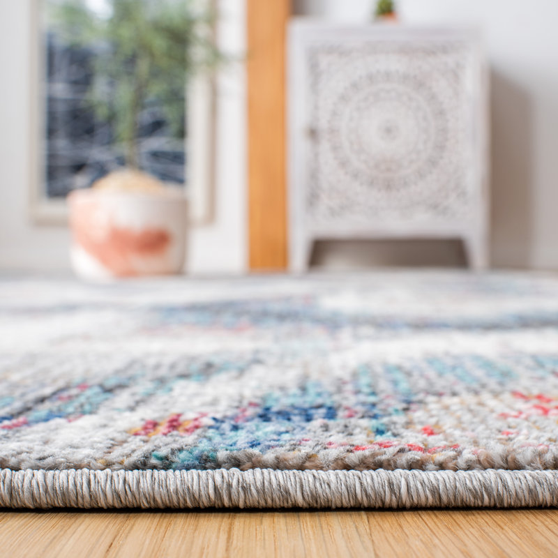 Tapis à motif géométrique Kalamazoo Phoenix Performance, Carré 6 pi 7 po