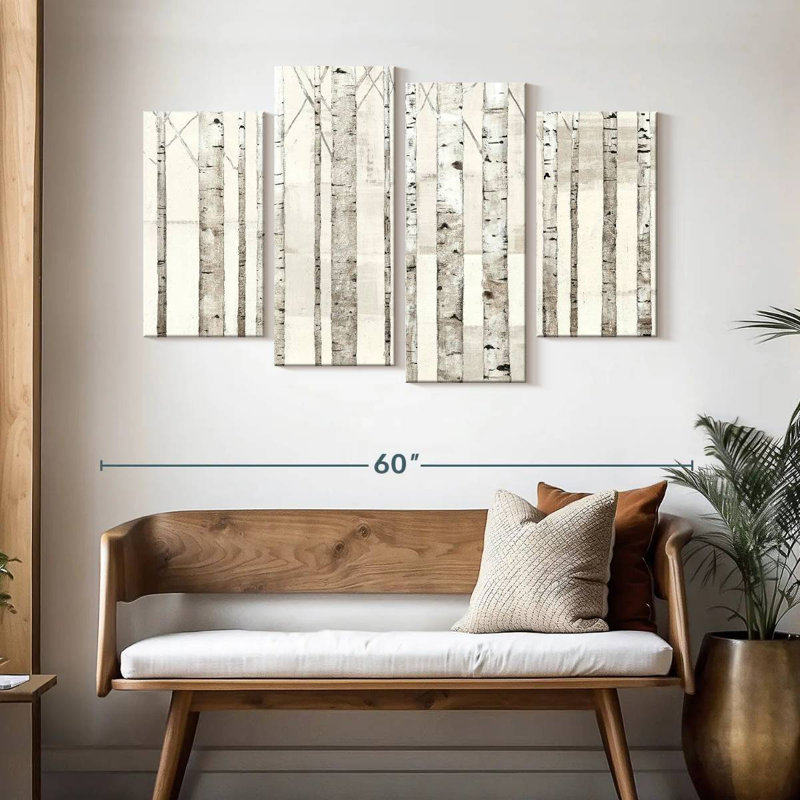 Birch Trees, 32" H x 52" W