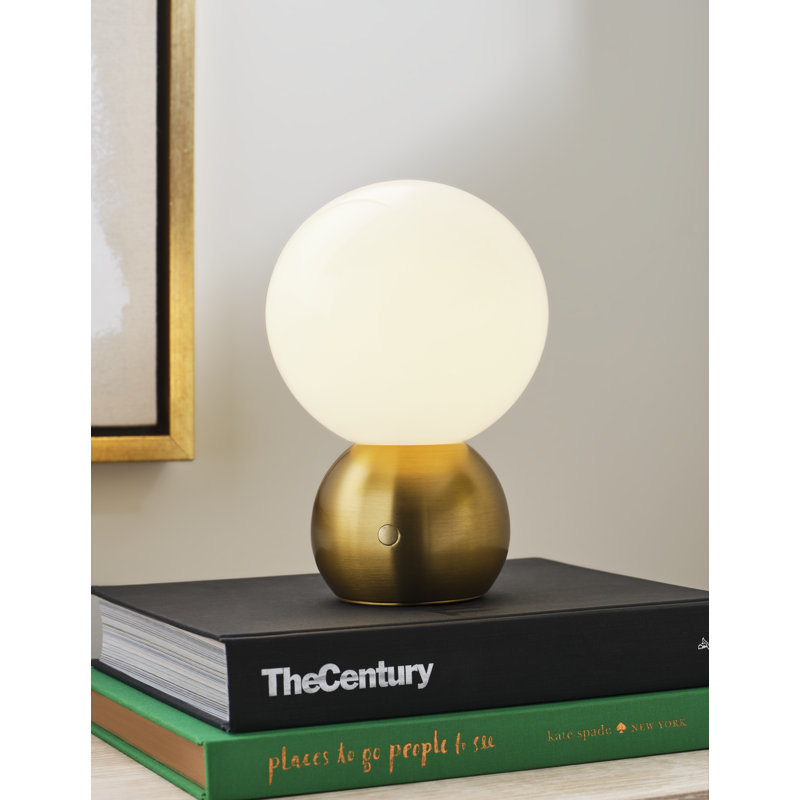 Suki LED Table Lamp, Gloss Black