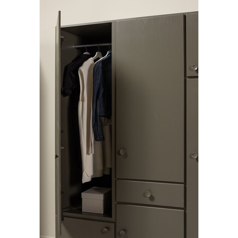 Alfie 6 Door Pine Wardrobe