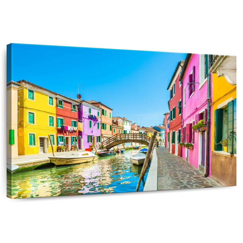 Maisons de rue Kavia Burano, H 16 po x l 24 po