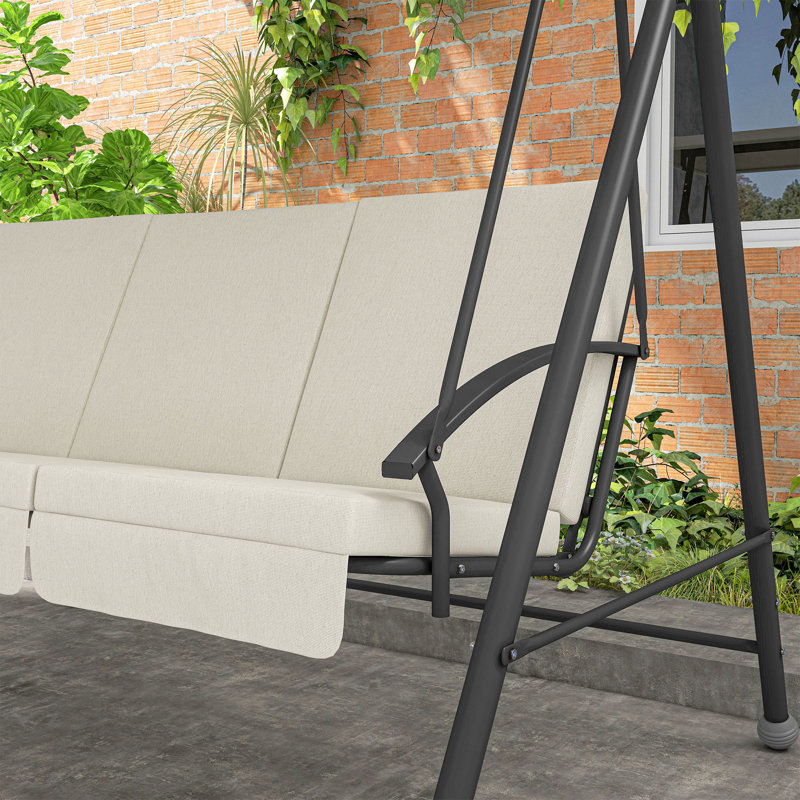 3 Person Porch Swing with Canopy