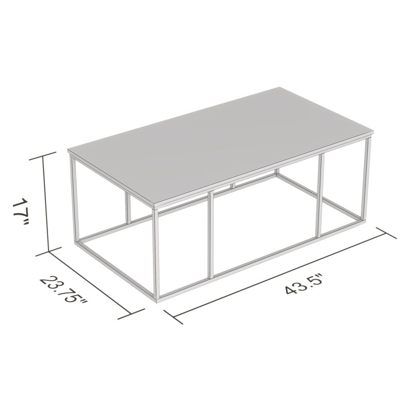 Table basse à structure ouverte