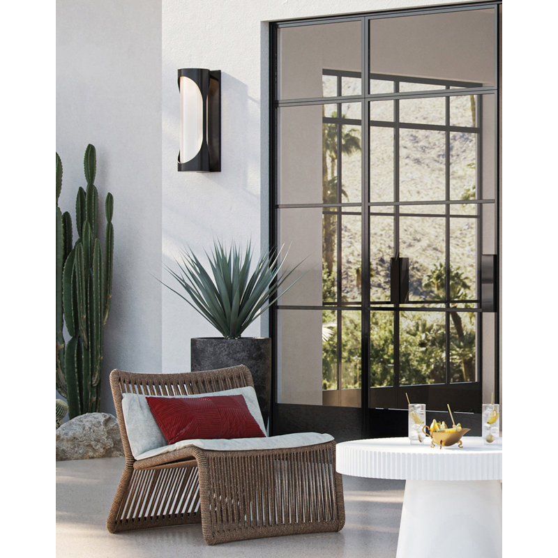 Swale LED Outdoor Wall Sconce, 22" H x 6.5" W x 8" D